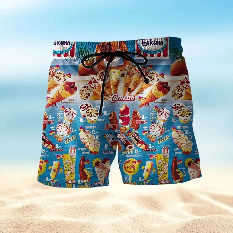2025 Trendy Ice Cream Print Hawaiian Shirt
