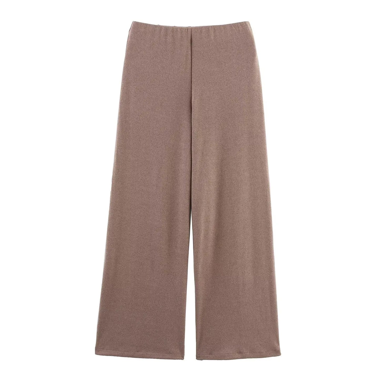 Summer New Women’s Two-Piece Set – Pin-Decorated Sleeveless Double-Breasted V-Neck Top & Mid-Waist Casual Pants