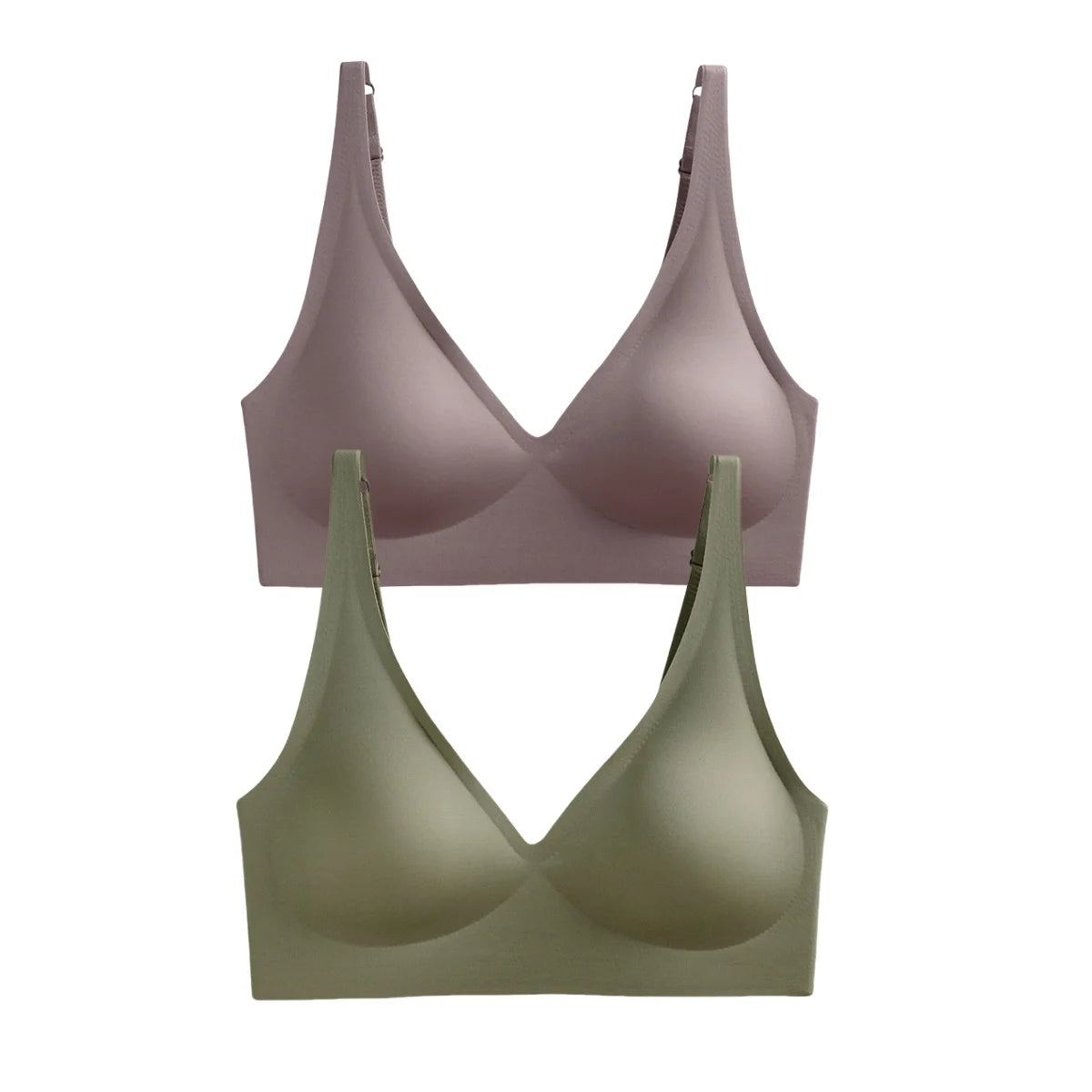 2Pcs/Set Seamless Wireless Bra