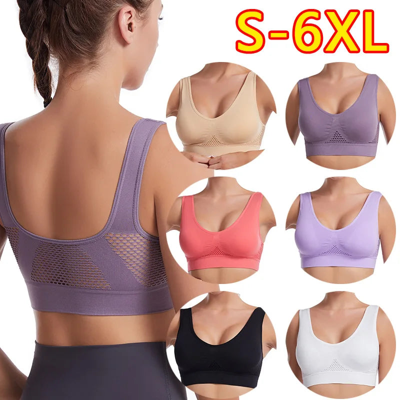Breathable Seamless Sports Bra
