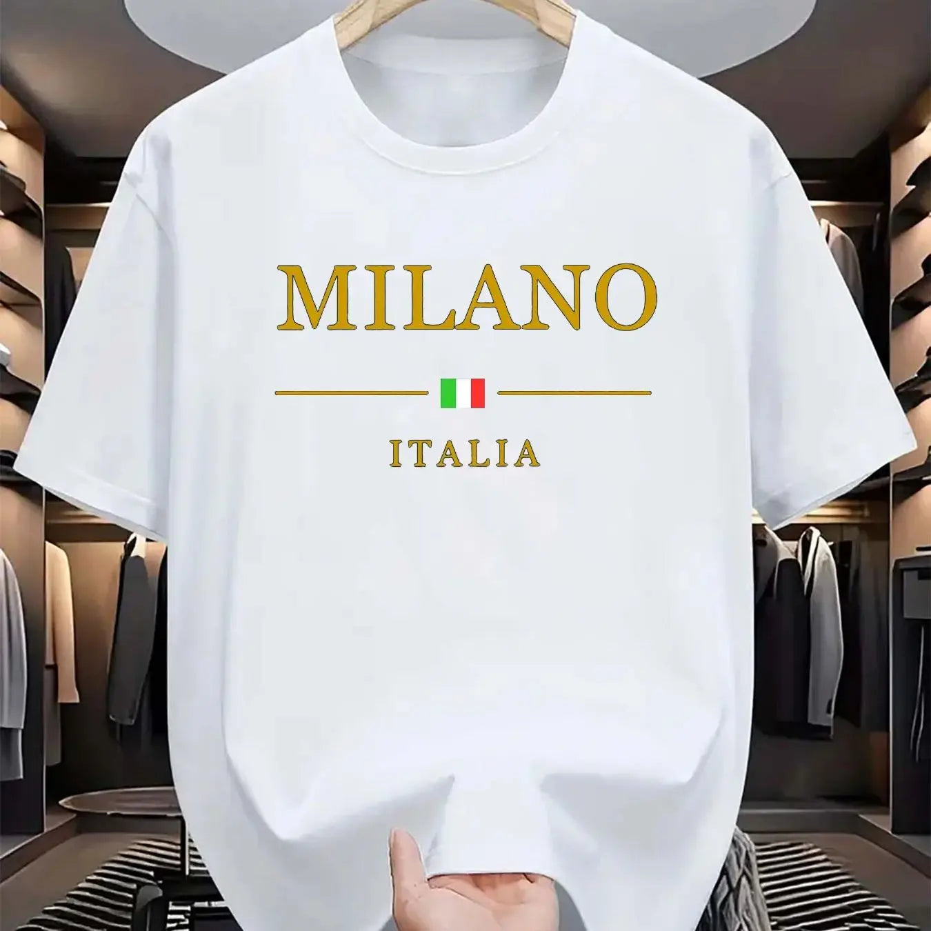 Men’s 100% Cotton Summer T-Shirt