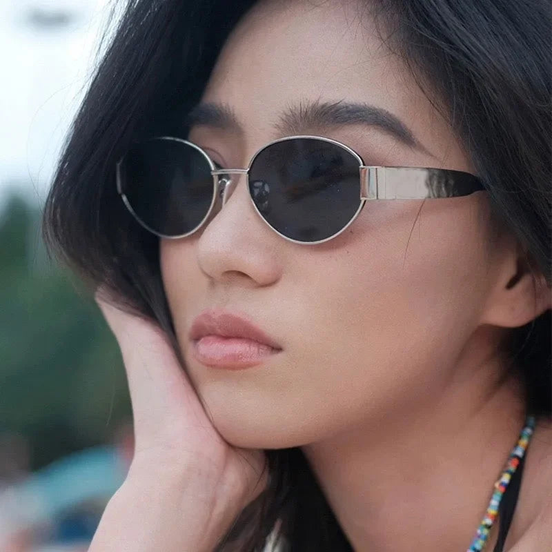 2025 Advanced Metal Oval Sunglasses