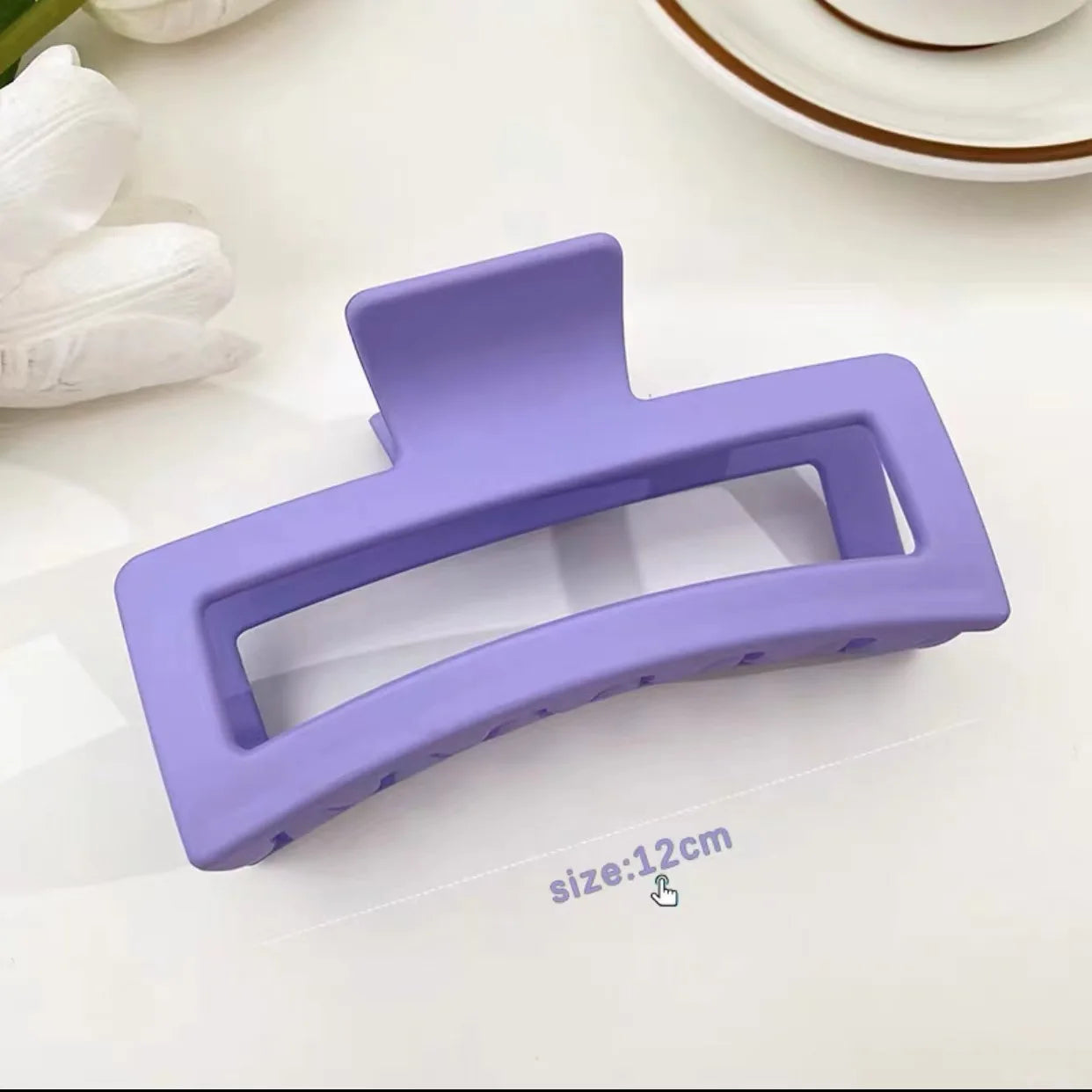 Korean Large Solid Hair Claw