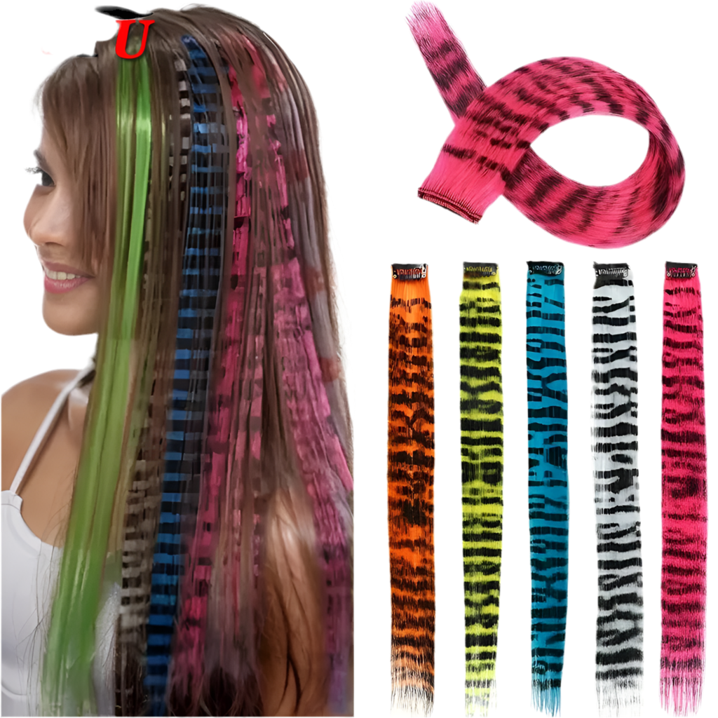 LUPU Synthetic Feather Hair Extension