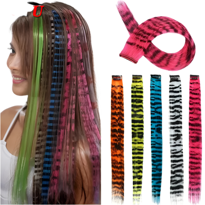 LUPU Synthetic Feather Hair Extension