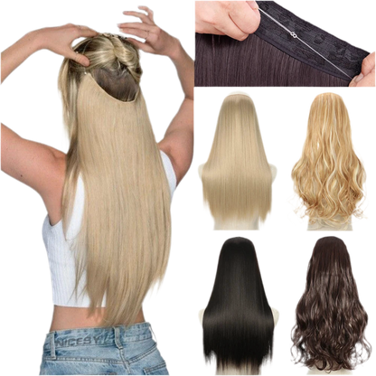 No Clips Natural Hair Extension