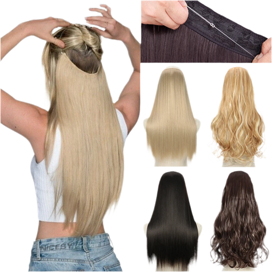 No Clips Natural Hair Extension