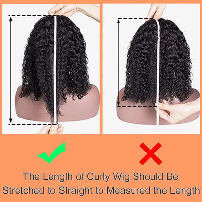 Kinky Curly Headband Wig