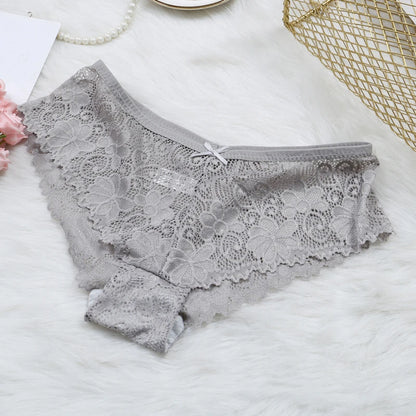 Sexy Lace Mid-Rise Panties