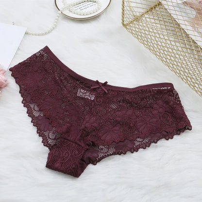 Sexy Lace Mid-Rise Panties