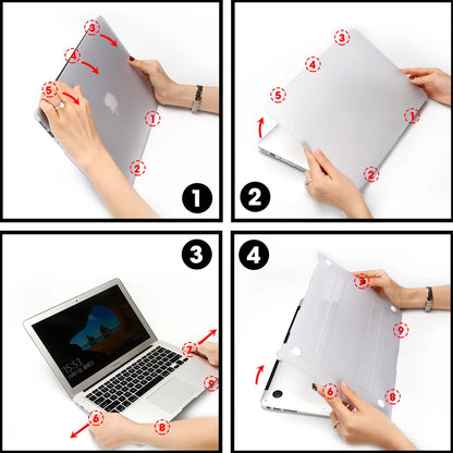 Crystal Clear Laptop Case for MacBook