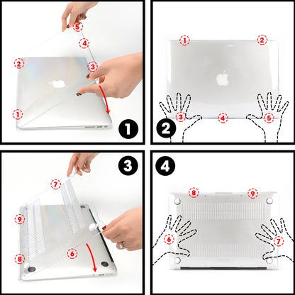 Crystal Clear Laptop Case for MacBook