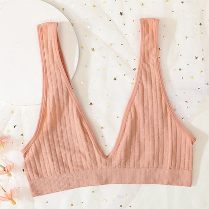 V-Neck Push-Up Seamless Bra