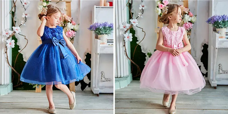 Princess Flower Girl Dress