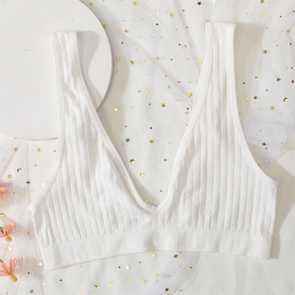V-Neck Push-Up Seamless Bra