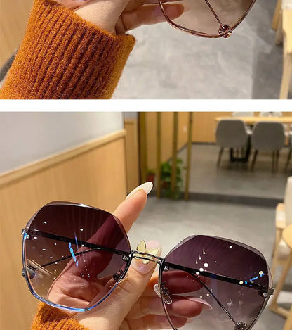 2025 Fashion Polygonal Metal Sunglasses