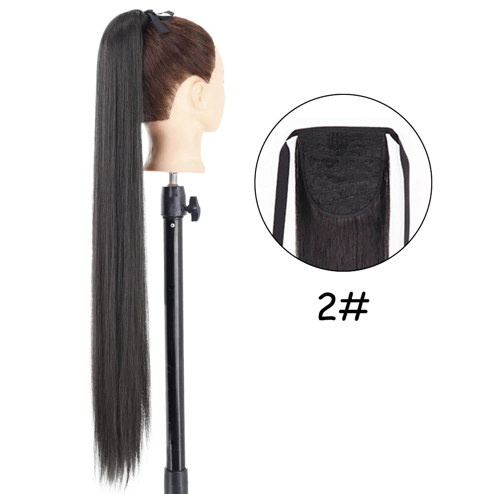 34-Inch Synthetic Ponytail Hair Extension