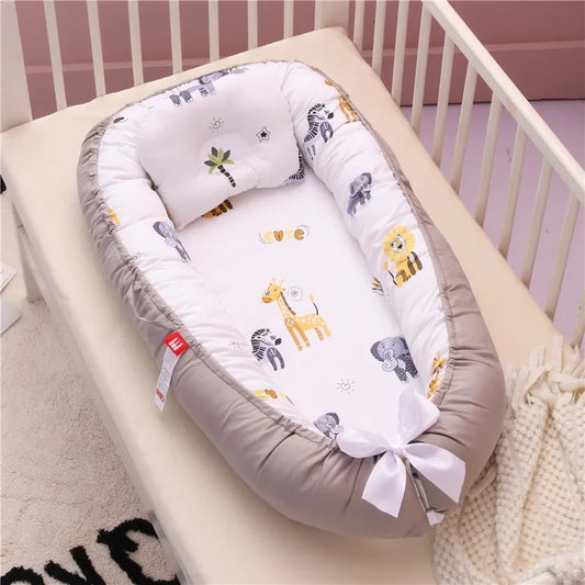 85×50cm Baby Nest Bed with Pillow