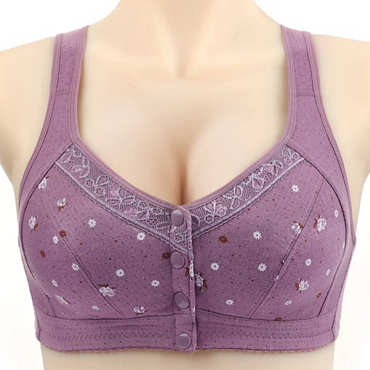 3Pcs/Set Front Closure Plus Size Bras
