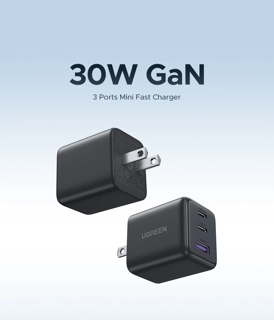 UGREEN 20W / 30W GaN Mini USB-C Charger