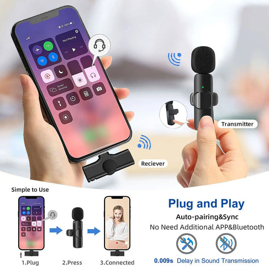 2.4G Wireless Lavalier Microphone