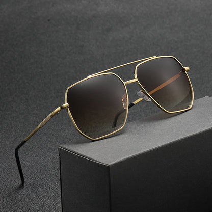 2025 Fashion Polygonal Metal Sunglasses