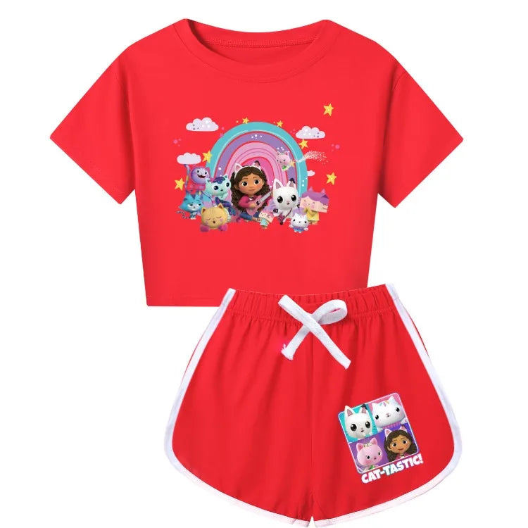 Gabby Style 2PCS Kids Sports Outfit