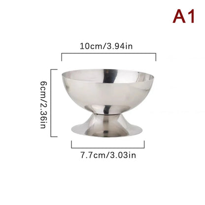 Stainless Steel Dessert & Snack Bowl
