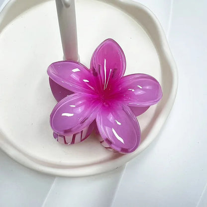 Large Flower Claw Clips