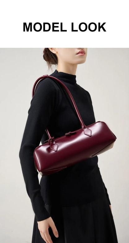 2025 New Genuine Leather Women’s Shoulder Bag