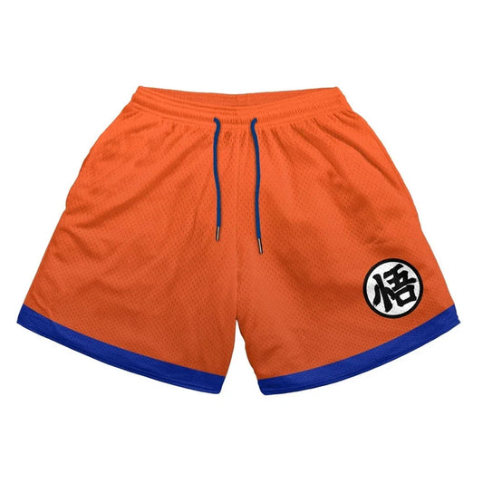 Anime 3D Print Mesh Shorts