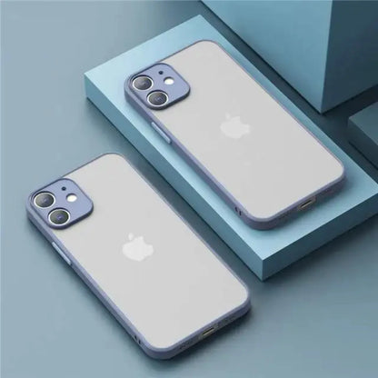 Shockproof Armor Matte Case for iPhone 16 / 15 / 14 Plus / 13 / 12 / 11 Pro Max