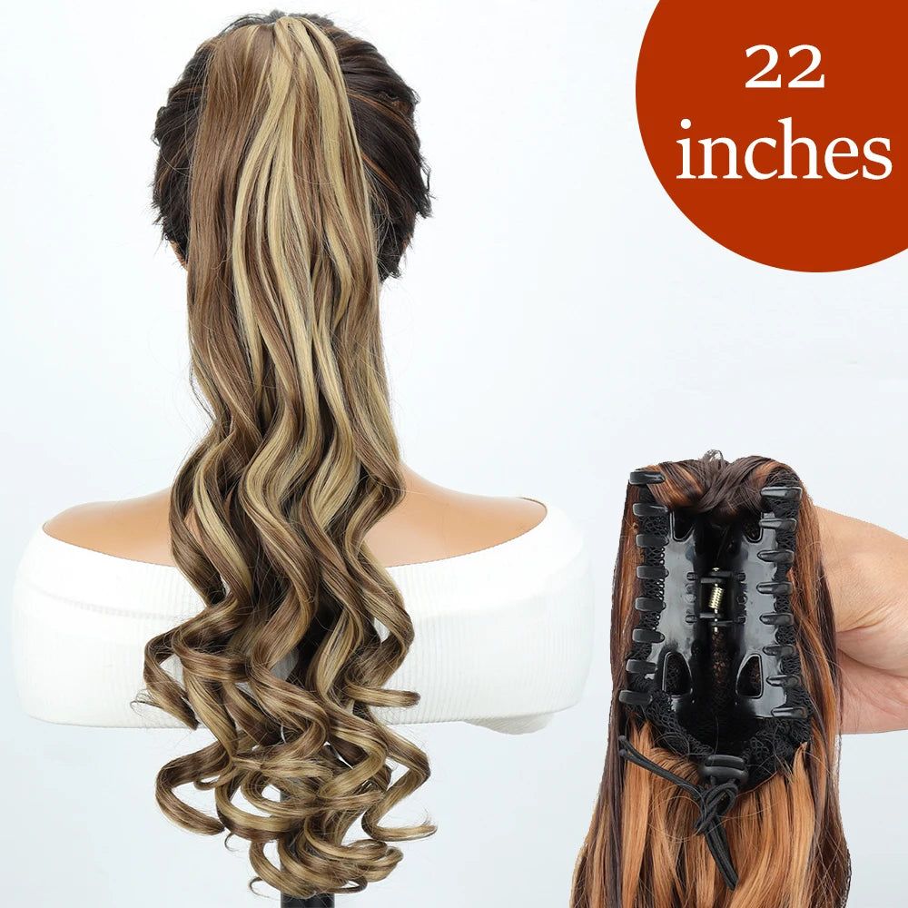 34-Inch Synthetic Ponytail Hair Extension