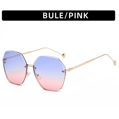2025 Fashion Polygonal Metal Sunglasses