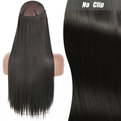 No Clips Natural Hair Extension