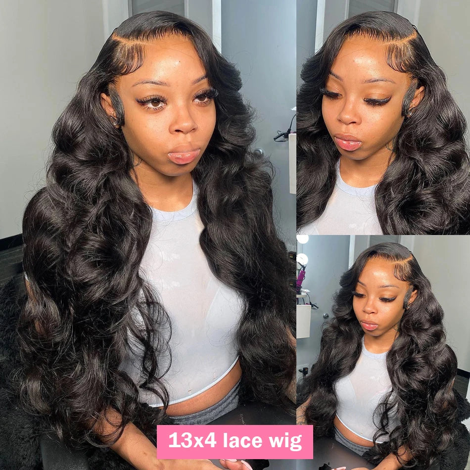 30–40 Inch 360 Full Lace Body Wave Human Hair Wig