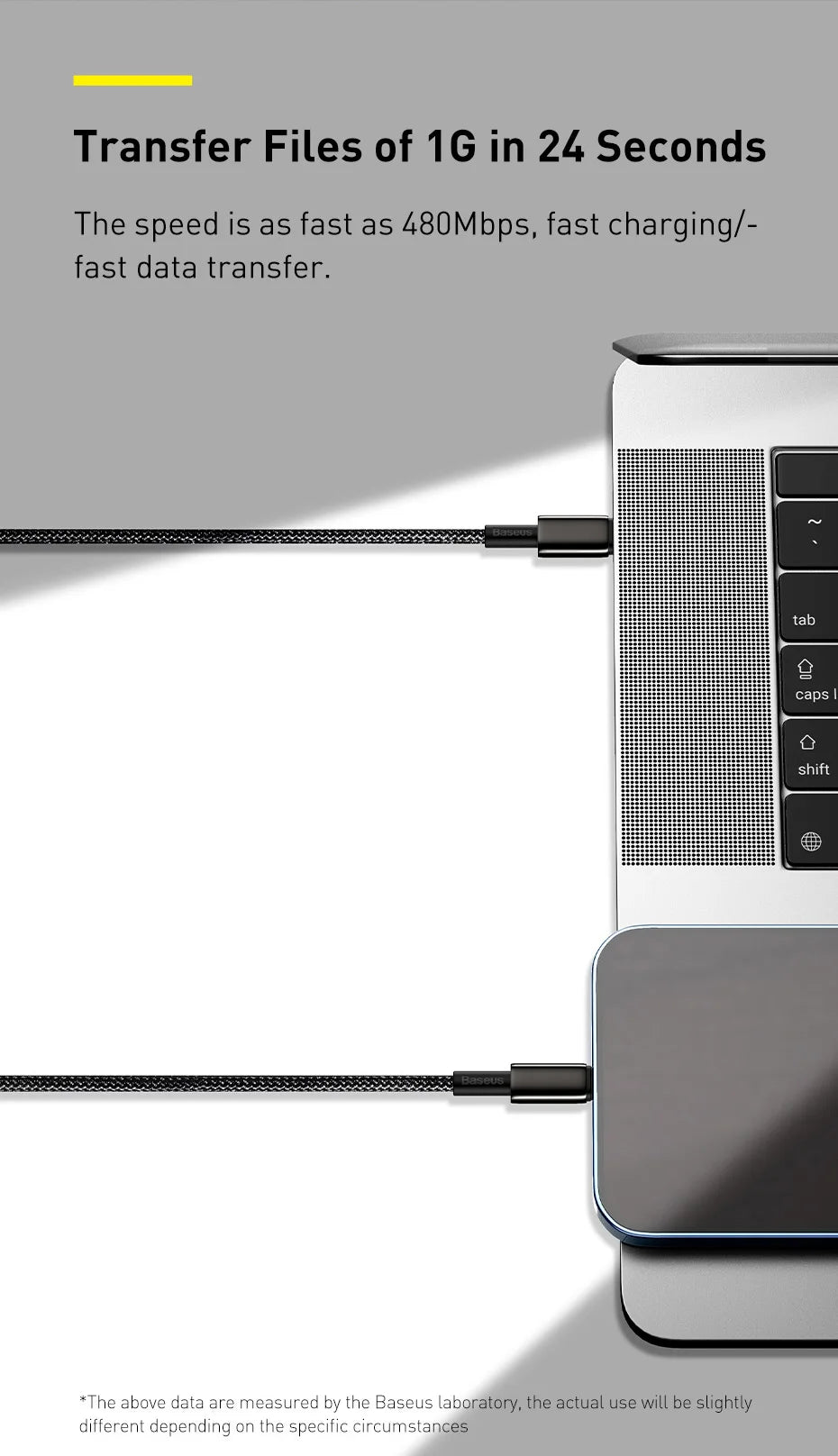 Baseus 100W USB-C to Type-C Fast Charging Cable