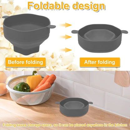 Silicone Microwave Popcorn Bowl