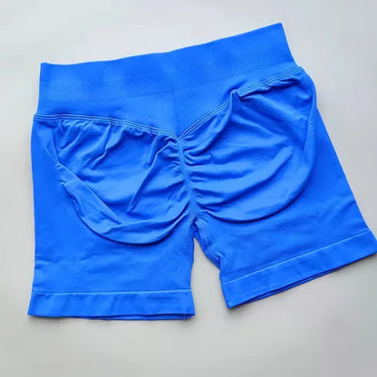 Women’s Impact Seamless Scrunch Bum Shorts – Low Ribbed Waist Gym Essential