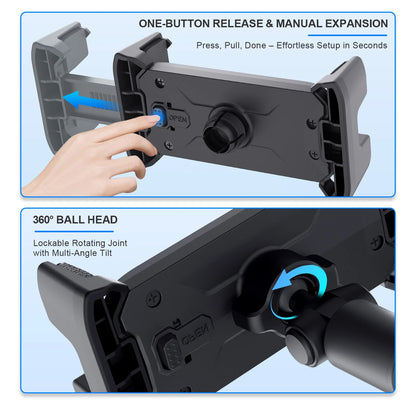 Adjustable Tripod Floor Tablet Stand