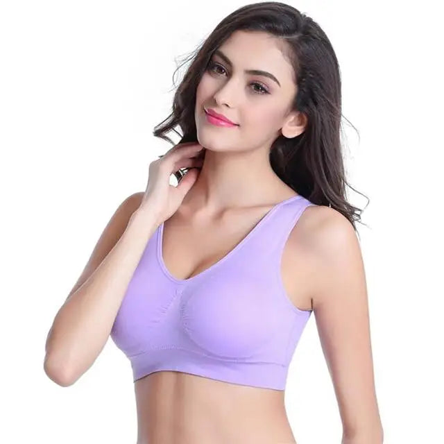 S–7XL Plus Size Seamless Wireless Bra