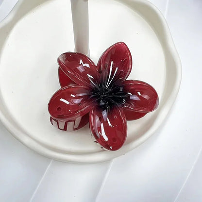 Large Flower Claw Clips