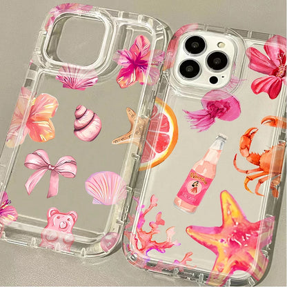 Blue Ocean Animals Phone Case for iPhone