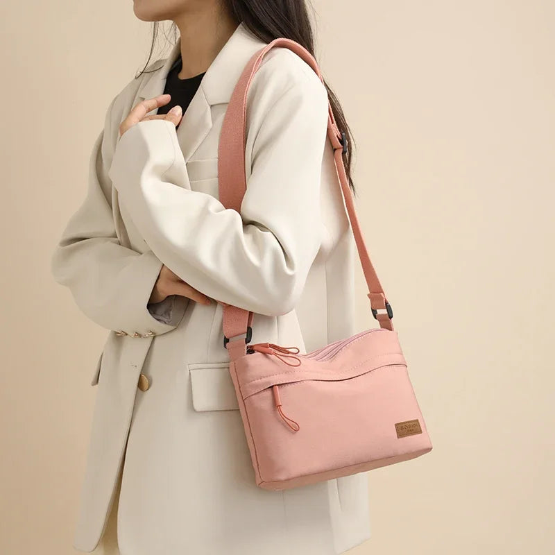 3 Main Pockets High Capacity Crossbody Shoulder Bag for Women