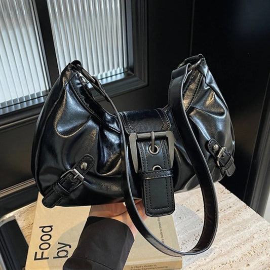 Y2K Retro Pleated Hobo Shoulder Bag for Women