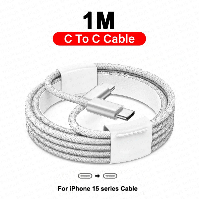 Original Apple 30W Fast Charger with USB-C Cable