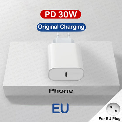 Original Apple 30W Fast Charger with USB-C Cable
