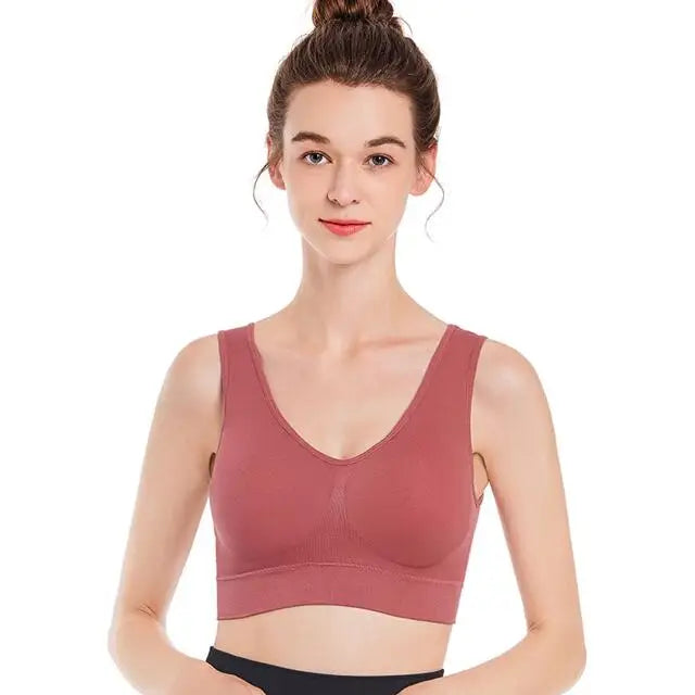 S–7XL Plus Size Seamless Wireless Bra
