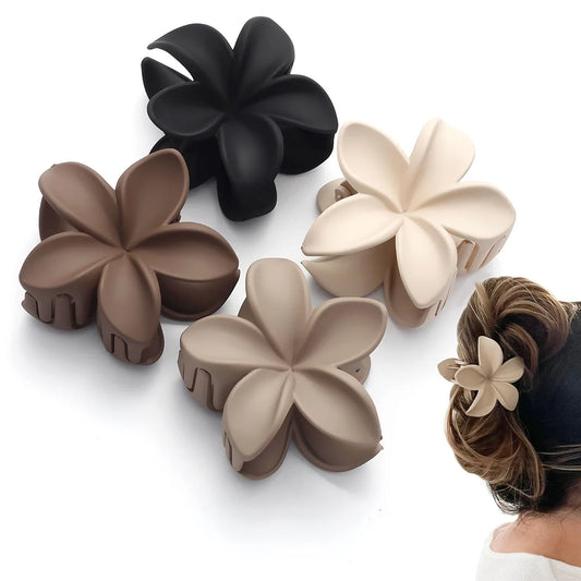 Large Flower Claw Clips