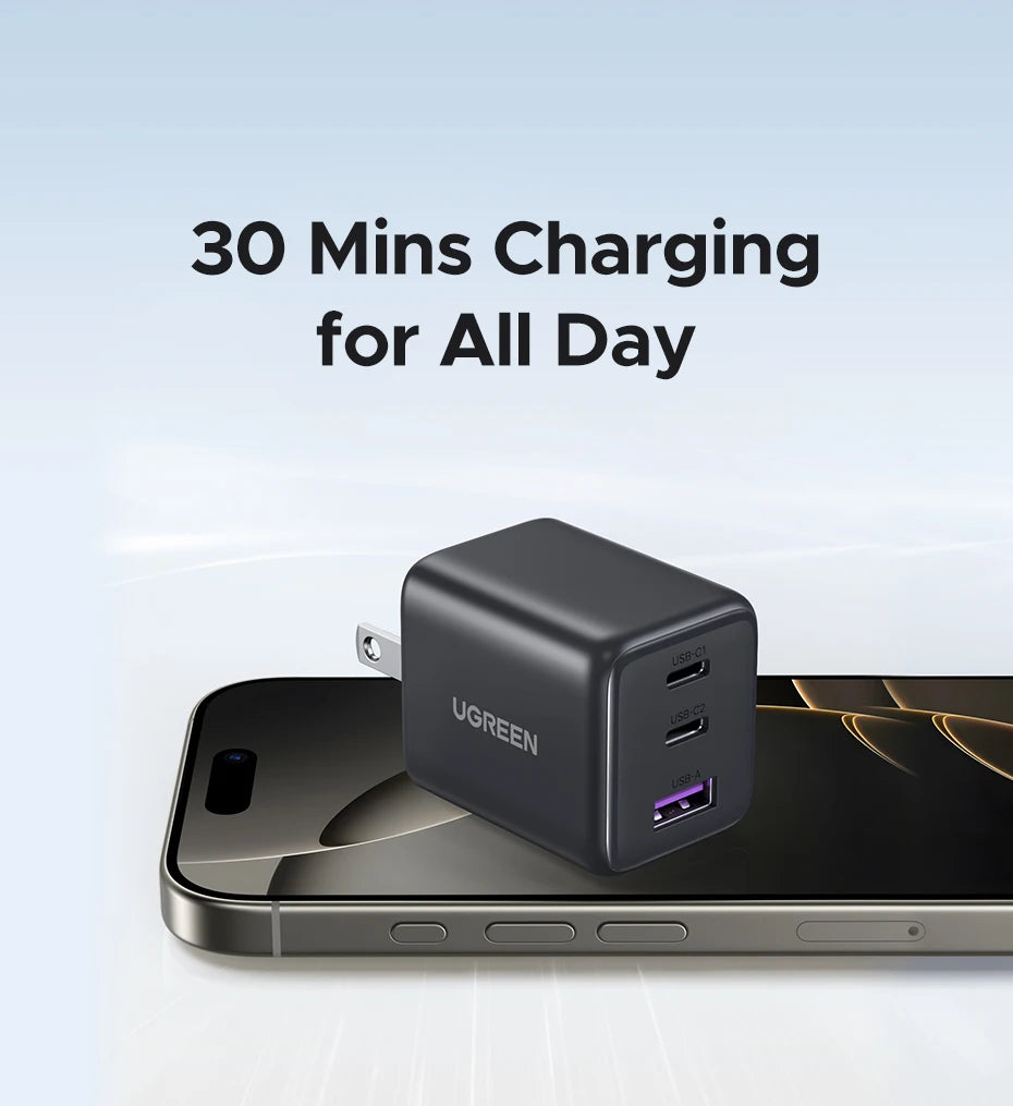 UGREEN 20W / 30W GaN Mini USB-C Charger